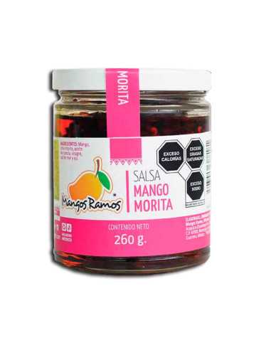 Salsa de mango deshidratado con chile morita de 260 gramos