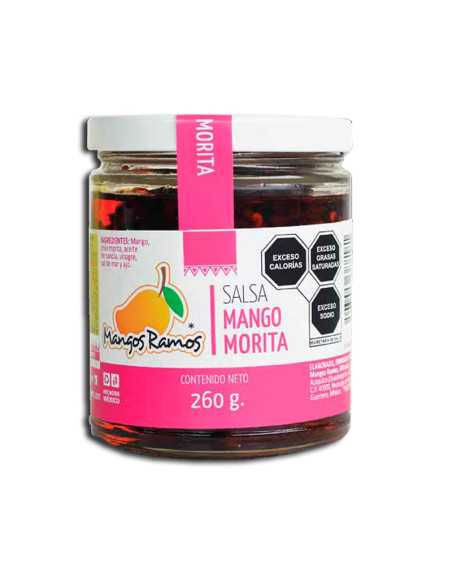 Salsa de mango deshidratado con chile morita de 260 gramos